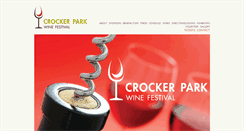 Desktop Screenshot of crockerparkwinefestival.com